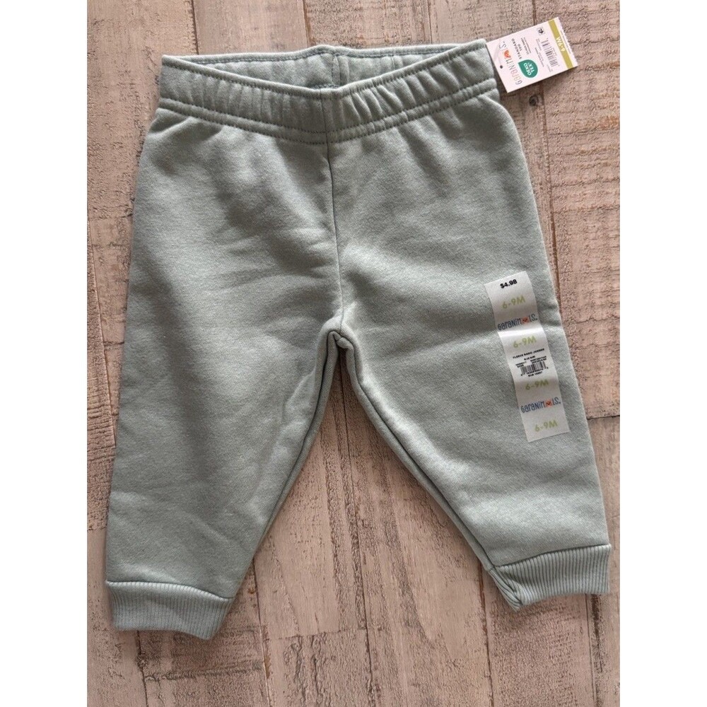 Garanimals Light Green Sweatpants 9-12 Months Unisex Baby & Toddler Elastic Wai…